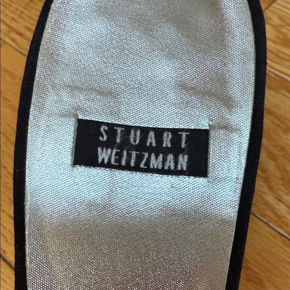 Stuart Weitzman Black Strappy Sandal Heels - Picture 4 of 8